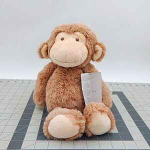Carters Tan Monkey Plush 12 In Sewn Eyes Lovey #66987 Stuffed Animal 2015 Tags